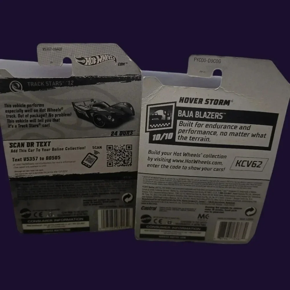 Hot wheel cars set of 2 collector